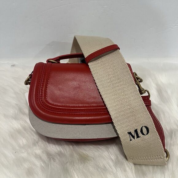 Zara Crossbody Flap Mini Bag Removable And Adjustable Straps Red - Picture 8 of 8